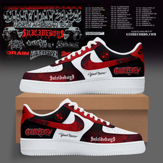 Greyday 2026 “ North American Tour AF1 Shoes