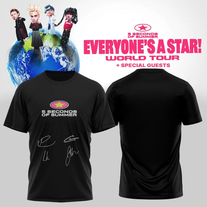 5SOS EVERYONE’S A STAR! World Tour Shirt