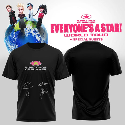 5SOS EVERYONE’S A STAR! World Tour Shirt