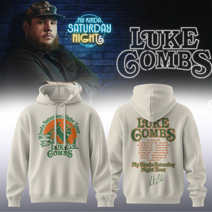 Luke Combs ”My Kinda Saturday Night Tour 2026” Limited Edition Signature – Hoodie