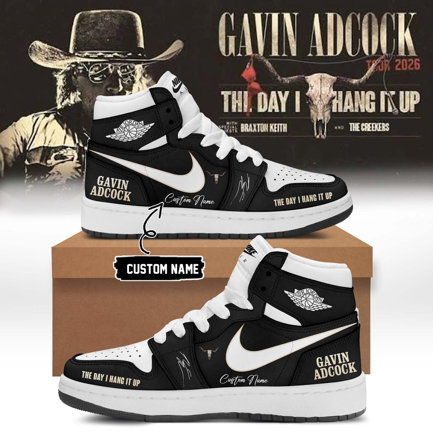 ,,Gavin Adcock ”The Day I Hang It Up Tour 2026” Signature – Shoes 4