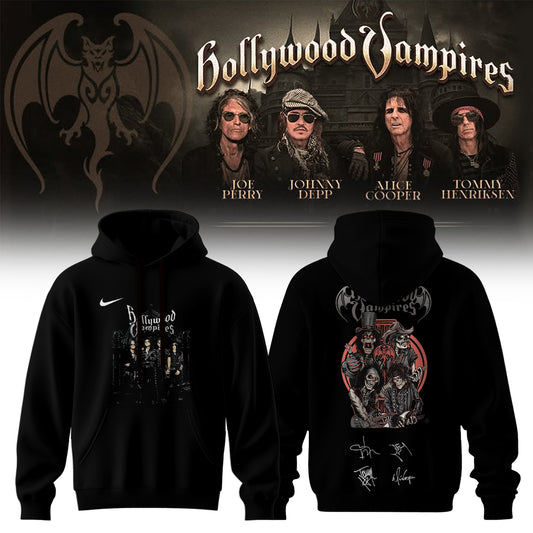 _Hollywood Vampires World Tour 2026 Signed – Hoodie
