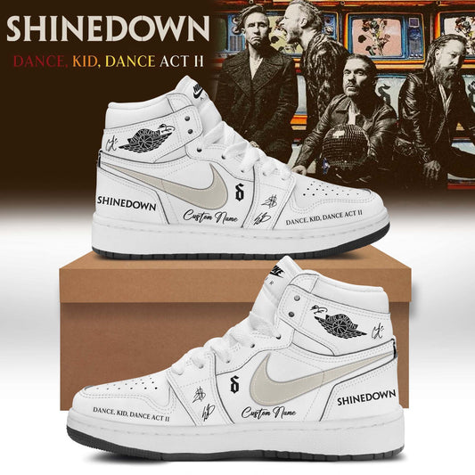 ,,SHINEDOWN “Dance Kid Dance Act II World Tour” 2026 Signed – Shoes 1-3