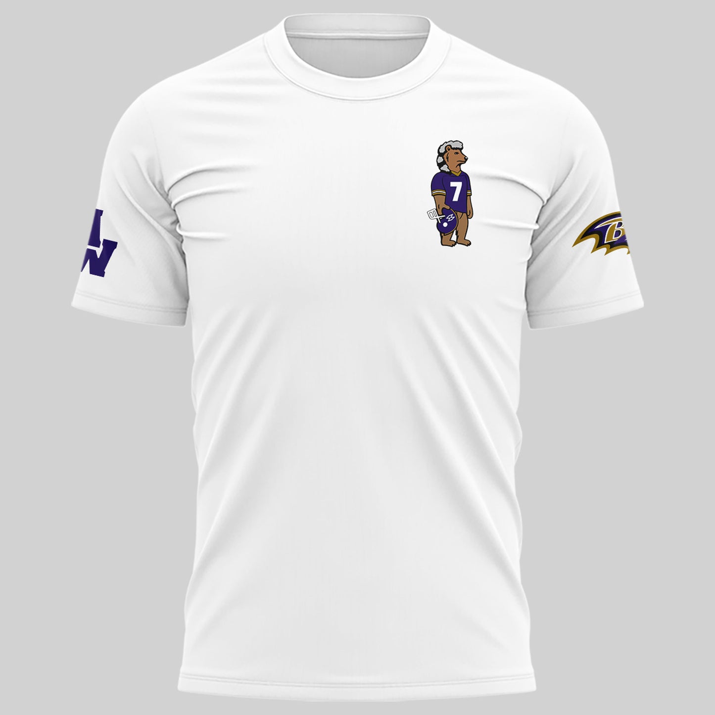 Special New Edition Baltimore Ravens x Morgan Wallen White Tshirt 2026