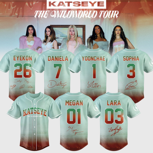 KATSEYE THE WILDWORLD TOUR Jersey