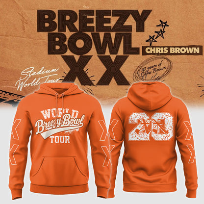 Chris Brown _ Breezy Bowl XX Hoodie