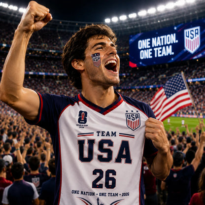 USA World Cup 2026 Personalized Soccer Jersey – Custom Name & Number