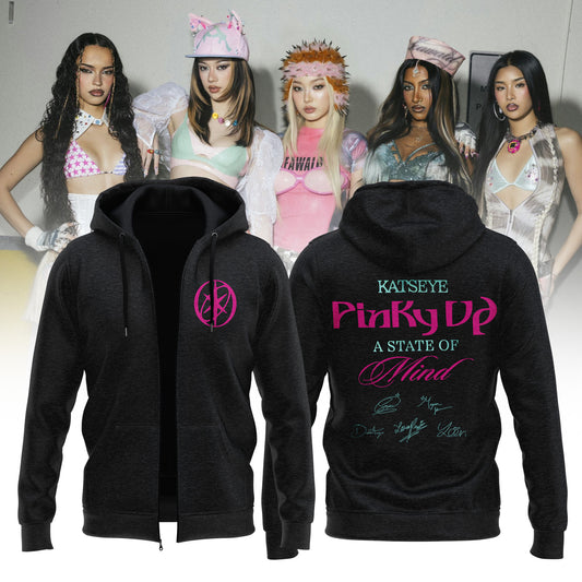 KATSEYE Pinky Up Zip Hoodie