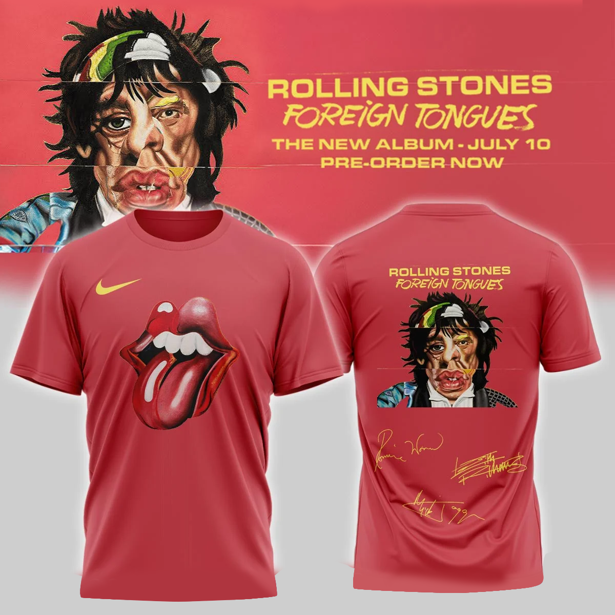 Foreign Tongues World Tour Tshirt — Selling Out Fast