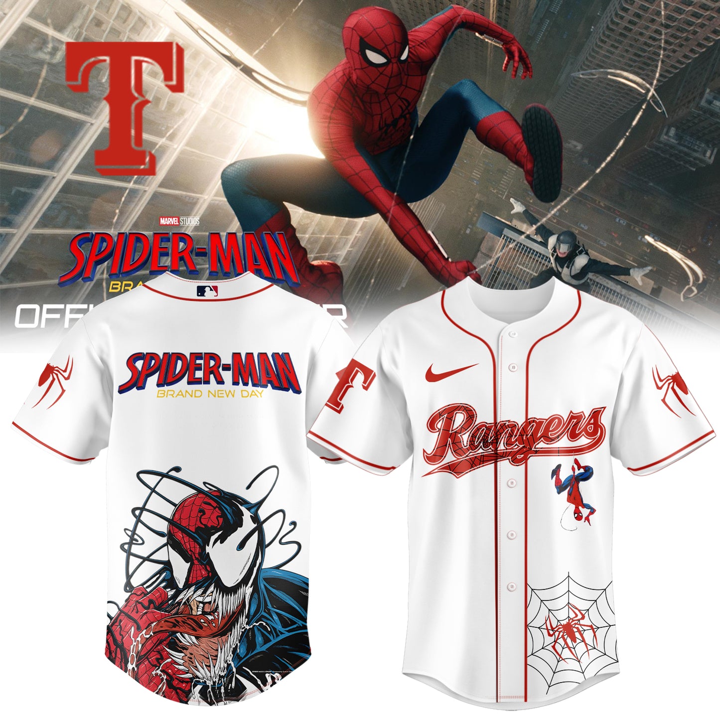 MLB ALL TEAM x Spider Man: Brand New Day Jersey