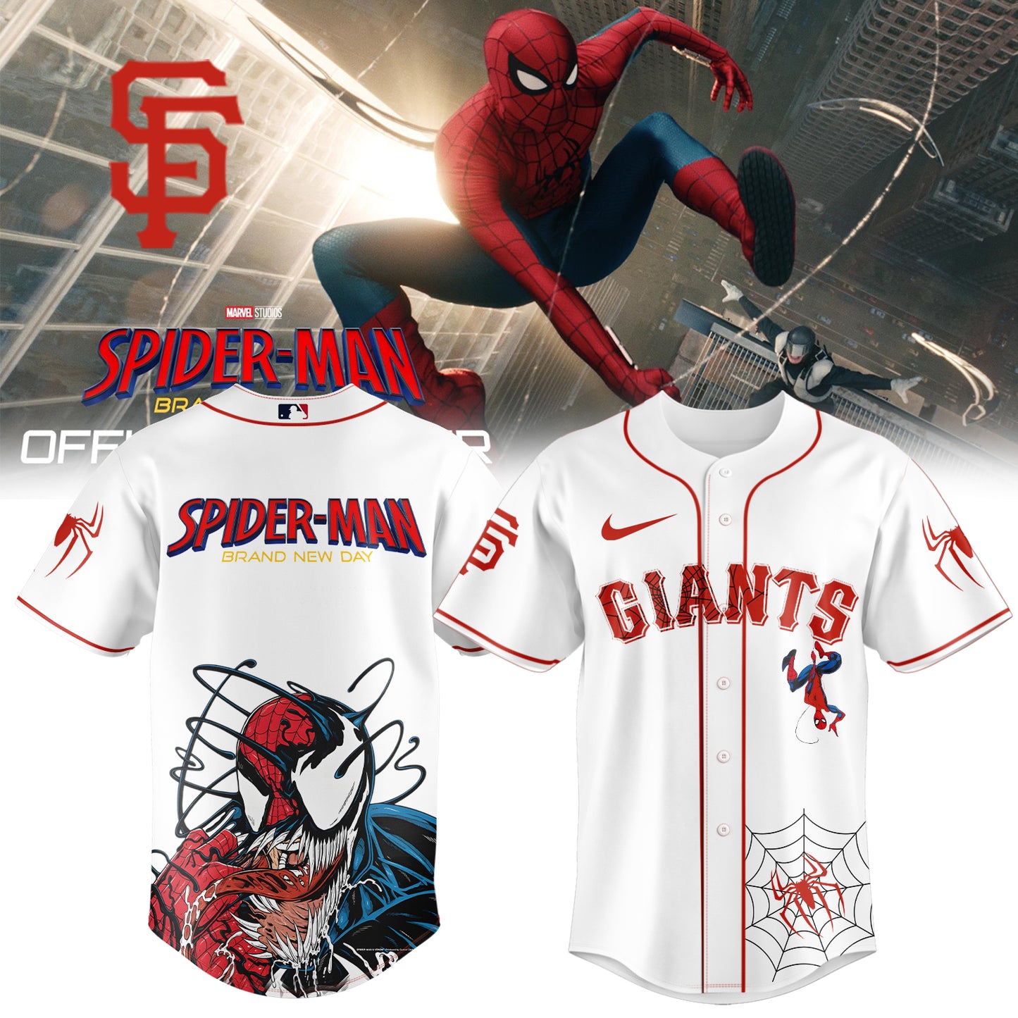 MLB ALL TEAM x Spider Man: Brand New Day Jersey