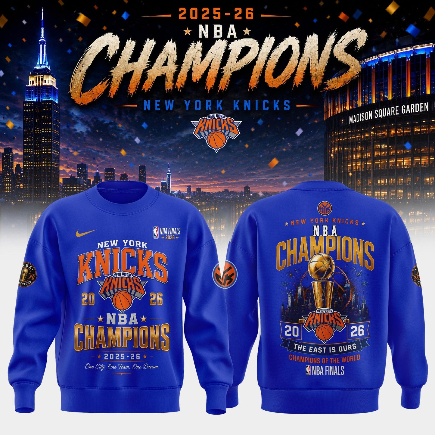 _New York Knick 2026 Champions Sweater