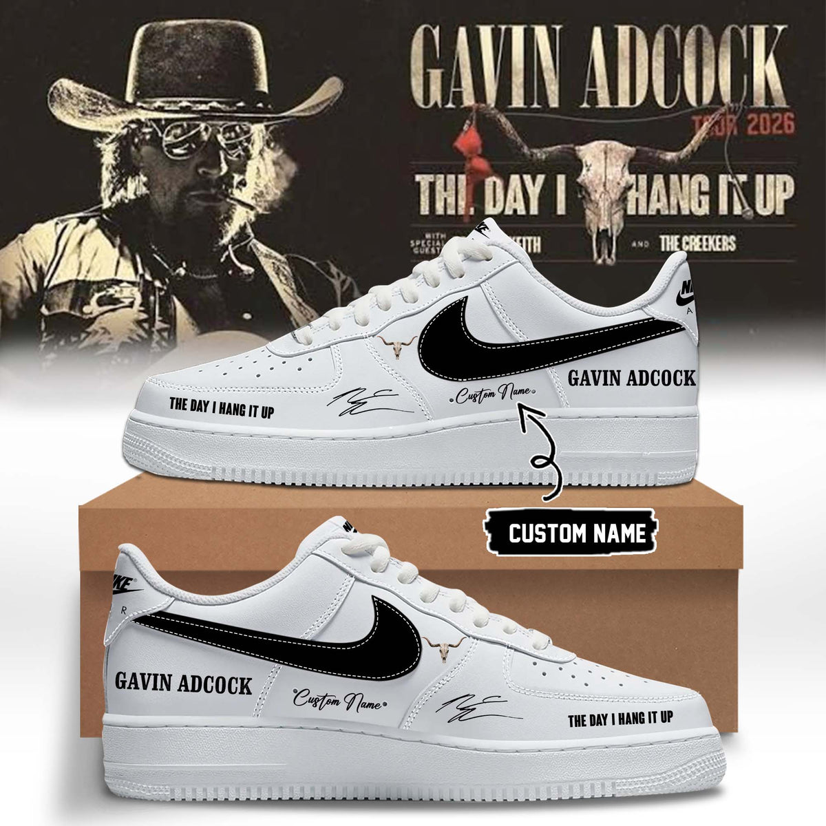 ,,Gavin Adcock ”The Day I Hang It Up Tour 2026” Signature – Shoes 5