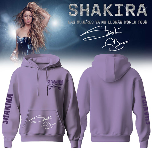 .Shakira ”Las Mujeres Ya No Lloran World Tour” Signature – Hoodie