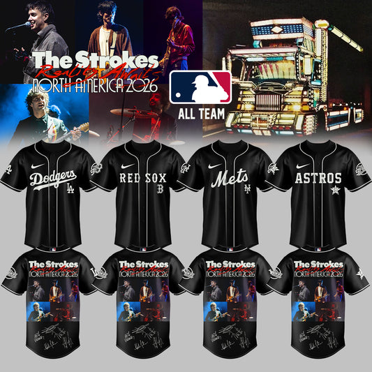 ,,MLB X The Strokes ”Reality Awaits North America 2026” Limited Edition Signature – Jersey 2