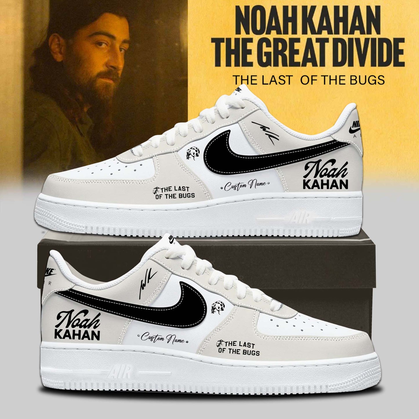Noah Kahan “The Great Divide: The Last Of The Bugs” Album 2026 Limited Edition Signature – Shoes 4