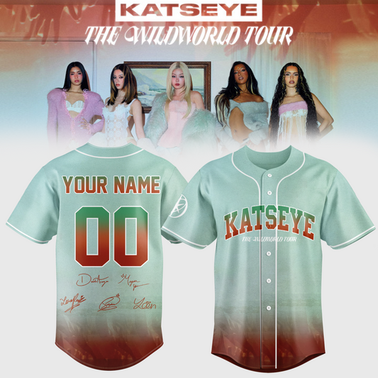 KATSEYE THE WILDWORLD TOUR Jersey (Custom Name & Number )
