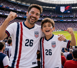 USA 2026 Soccer Jersey Custom Name Number – World Cup Fan Edition