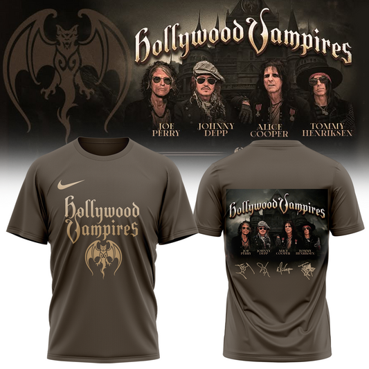 ,,.Hollywood Vampires World Tour 2026 Signed – Shirt