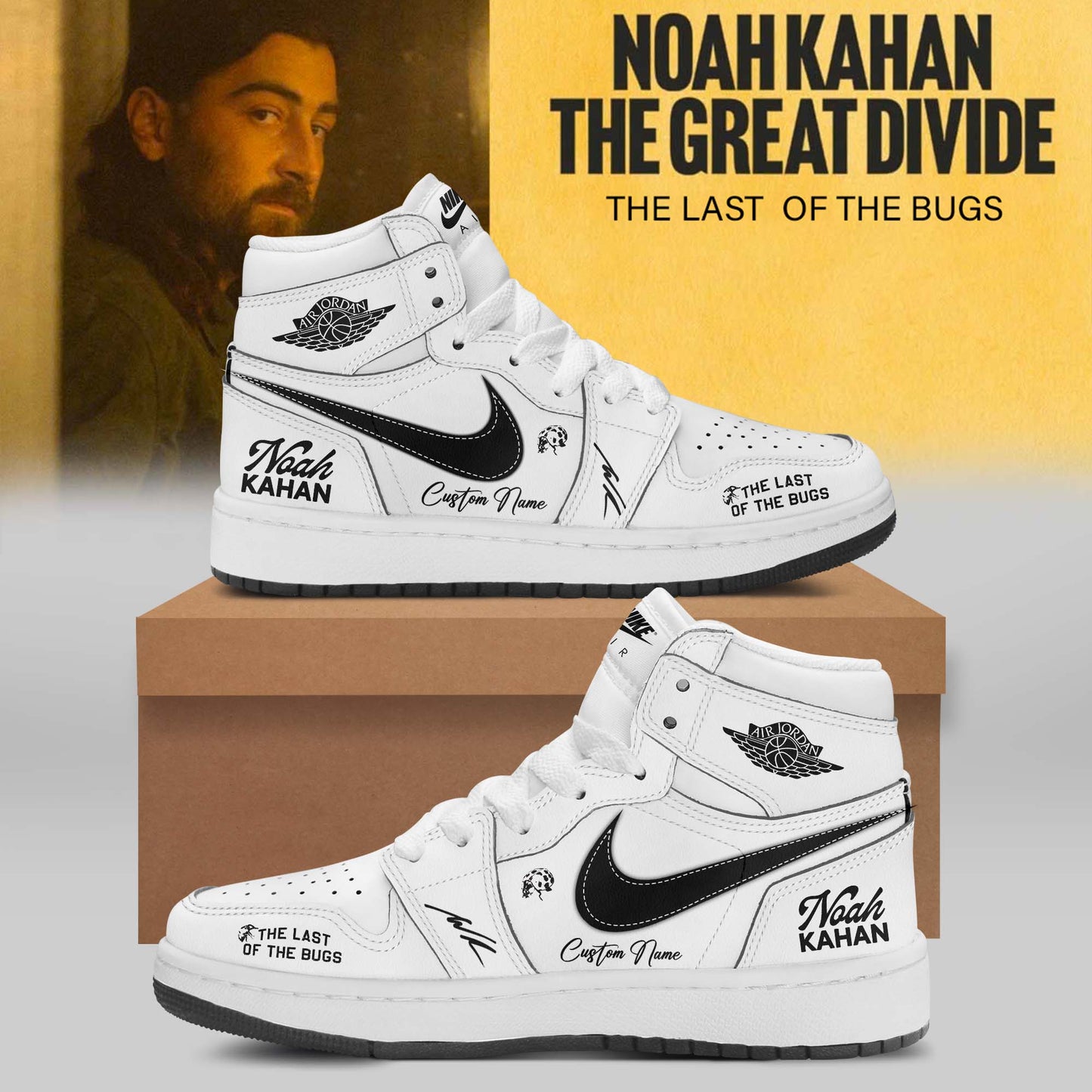 Noah Kahan “The Great Divide: The Last Of The Bugs” Album 2026 Limited Edition Signature – Shoes 5