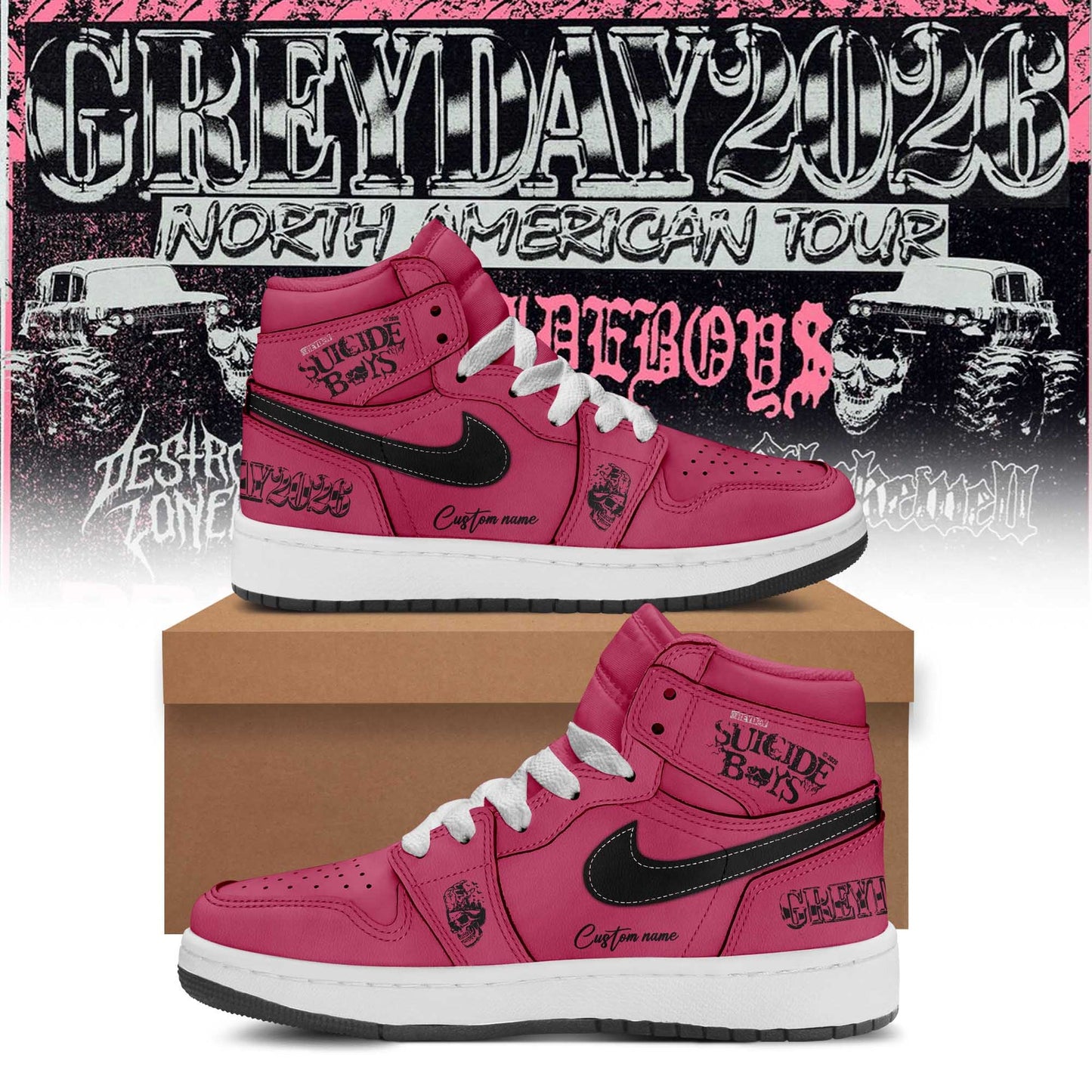 Air Jordan 1: Greyday 2026 “ North American Tour Collection Regular price$136.99 USD Sale price$88.95 USDSale