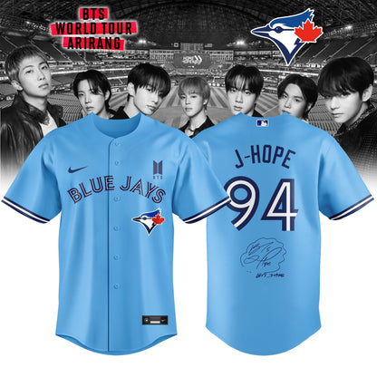 Toronto Blue Jays x J-HOPE 94 BTS World Tour 2026 Limited Edition Jersey