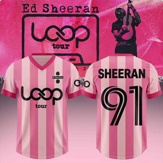 Ed Sheeran – Loop Tour NA 2026 Exclusive Football/Soccer Jersey