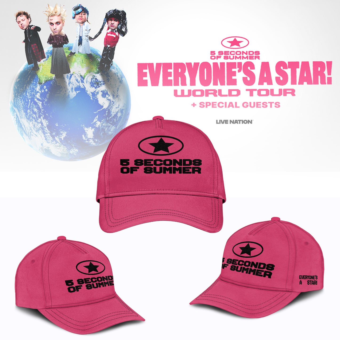 _5SOS EVERYONE’S A STAR! World Tour Hoodie