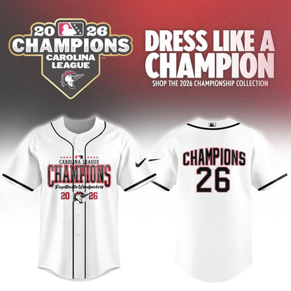 ____.🏆F.Woodpeckers 2026 Carolina League Champions Limited Jersey