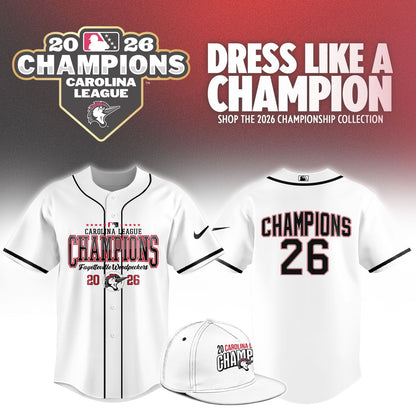 ____.🏆F.Woodpeckers 2026 Carolina League Champions Limited Jersey
