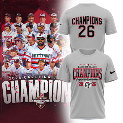 ____🏆F.Woodpeckers 2026 Carolina League Champions Limited Shirt