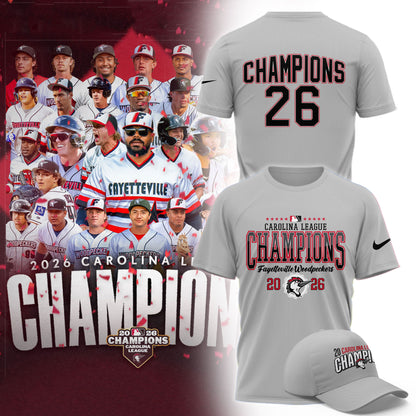 ____🏆F.Woodpeckers 2026 Carolina League Champions Limited Shirt