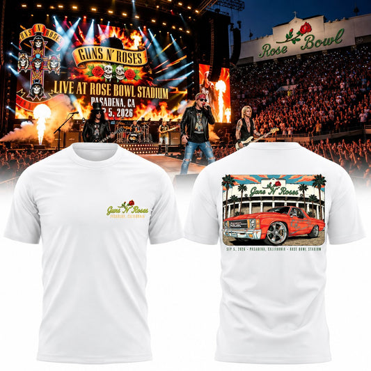 Guns N’ Roses The Jungle Rose Bowl Stadium Pasadena CA 2026 Shirt v4