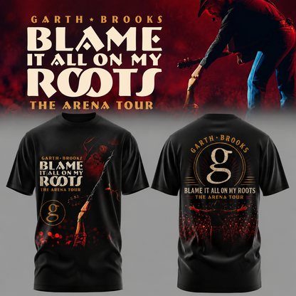 Limited Edition “Blame It All On My Roots – The Arena Tour” T-Shirts