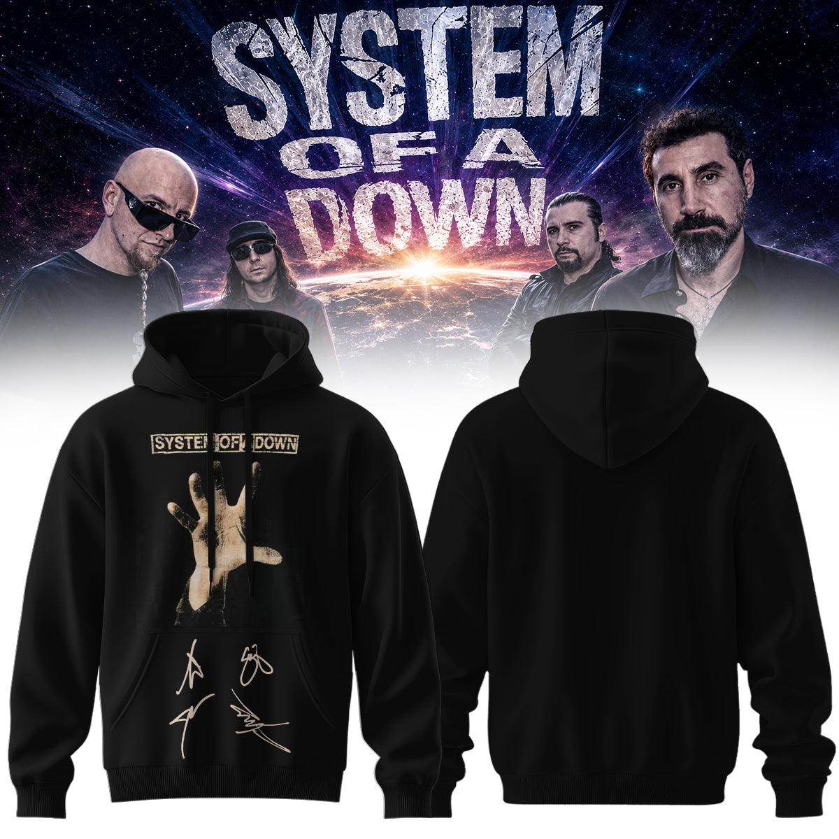 System of a Down “Europe / UK Stadium Tour 2026” Signature Limited Edition – Hoodie