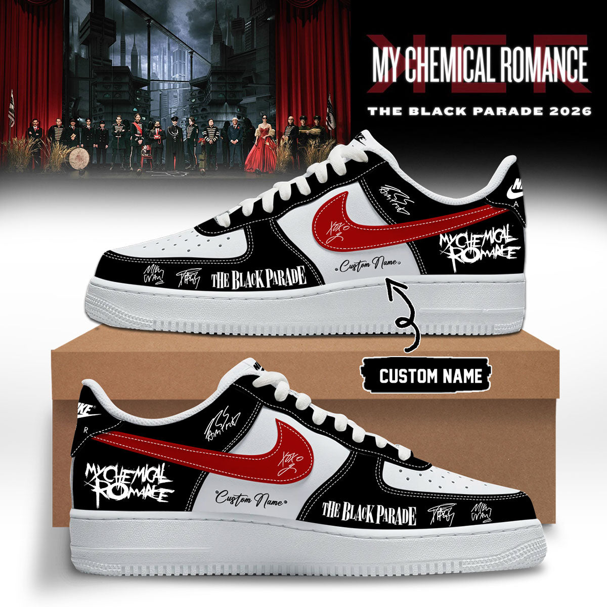 My Chemical Romance Limited Edition Signature Shoes
