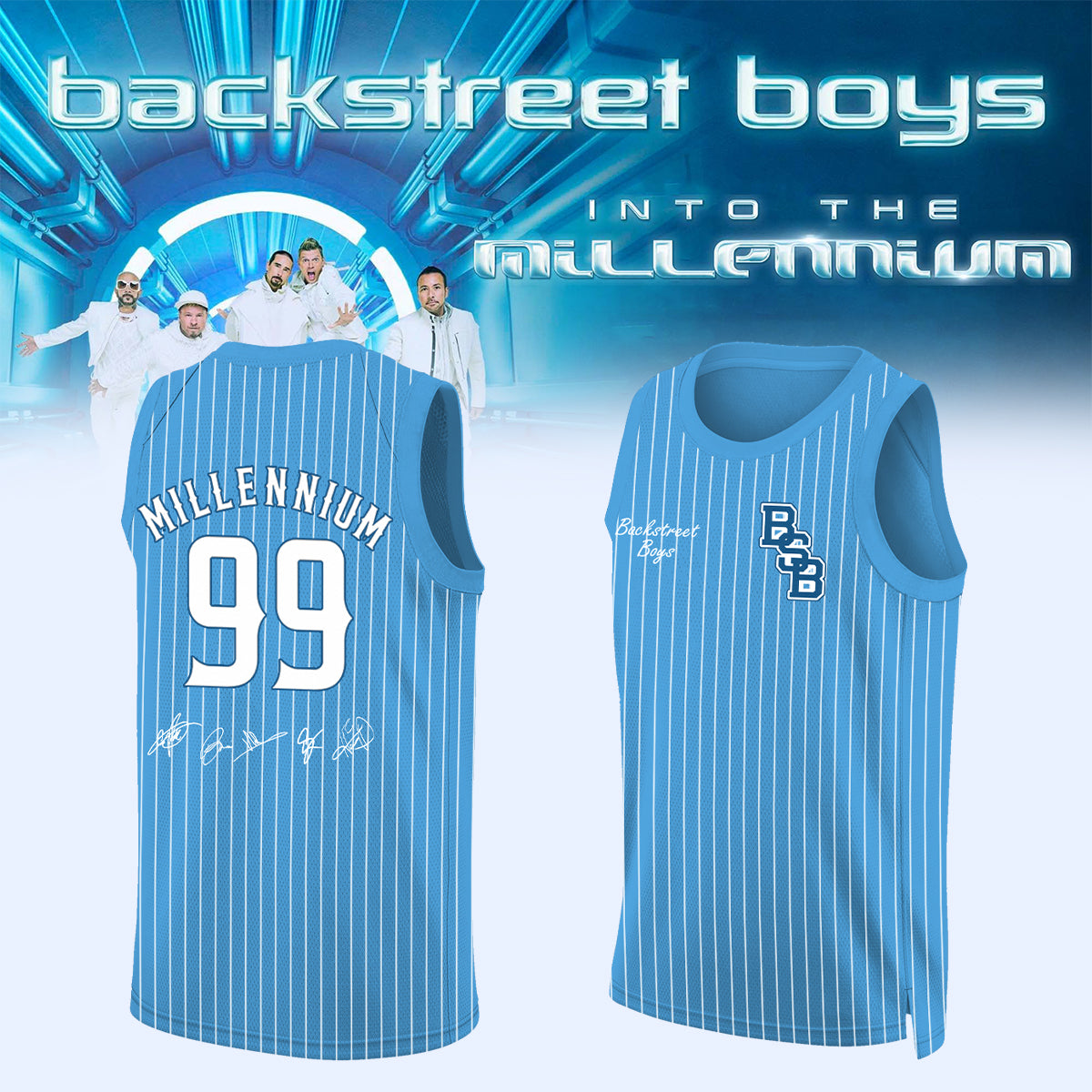 ,,Backstreet Boys ”Into The Millennium” Limited Edition Signature – Jersey