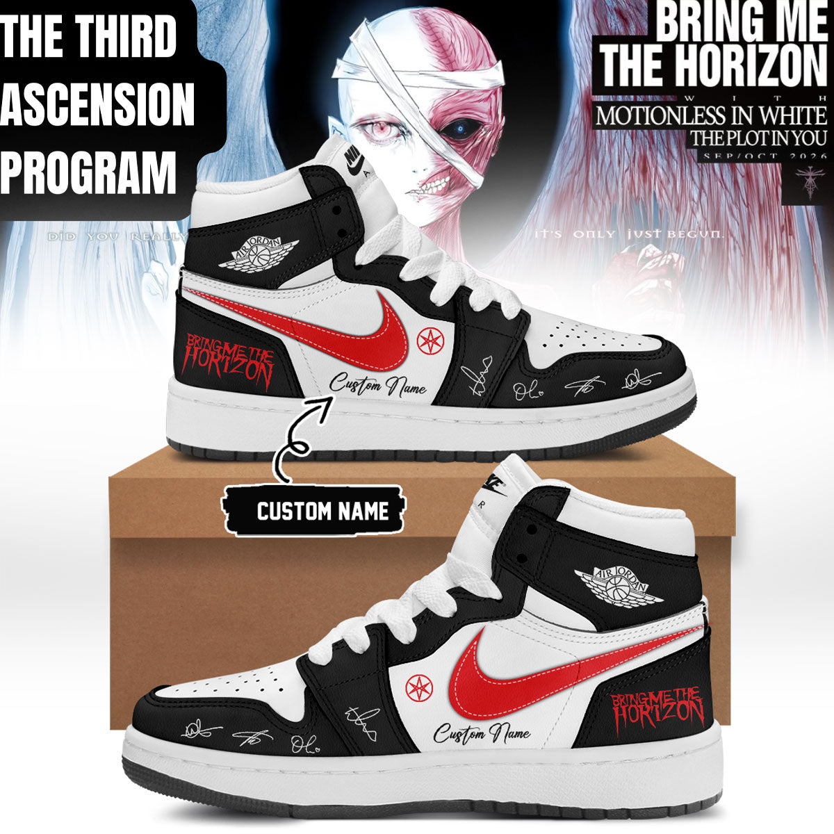 Bring Me The Horizon “The Third Ascension Program 2026” Signature Limited Edition – Shoes
