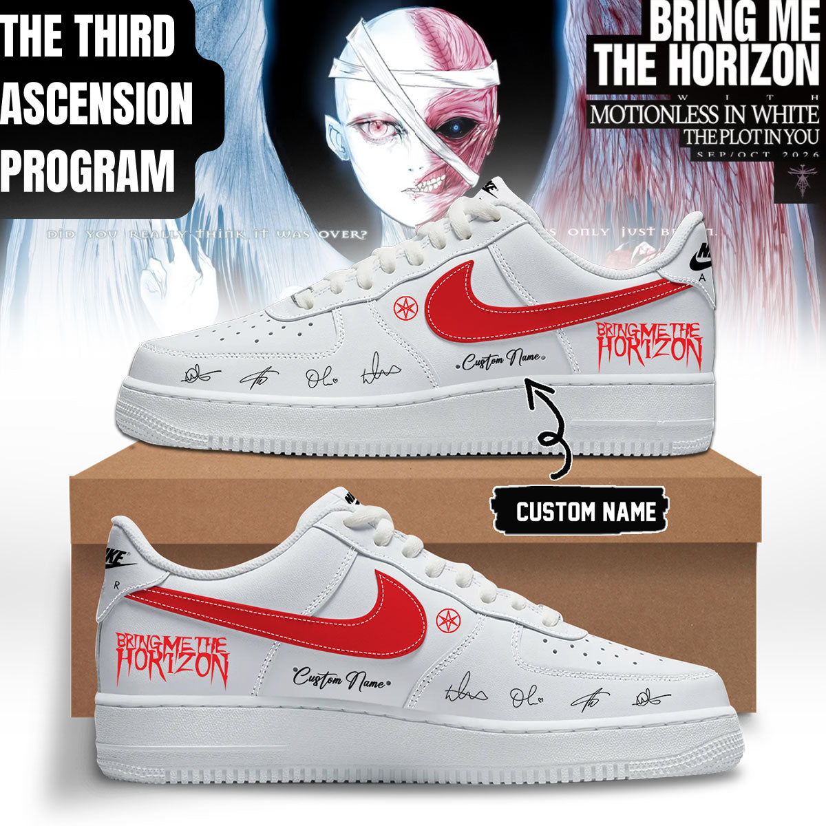 Bring Me The Horizon “The Third Ascension Program 2026” Signature Limited Edition – Shoes 2