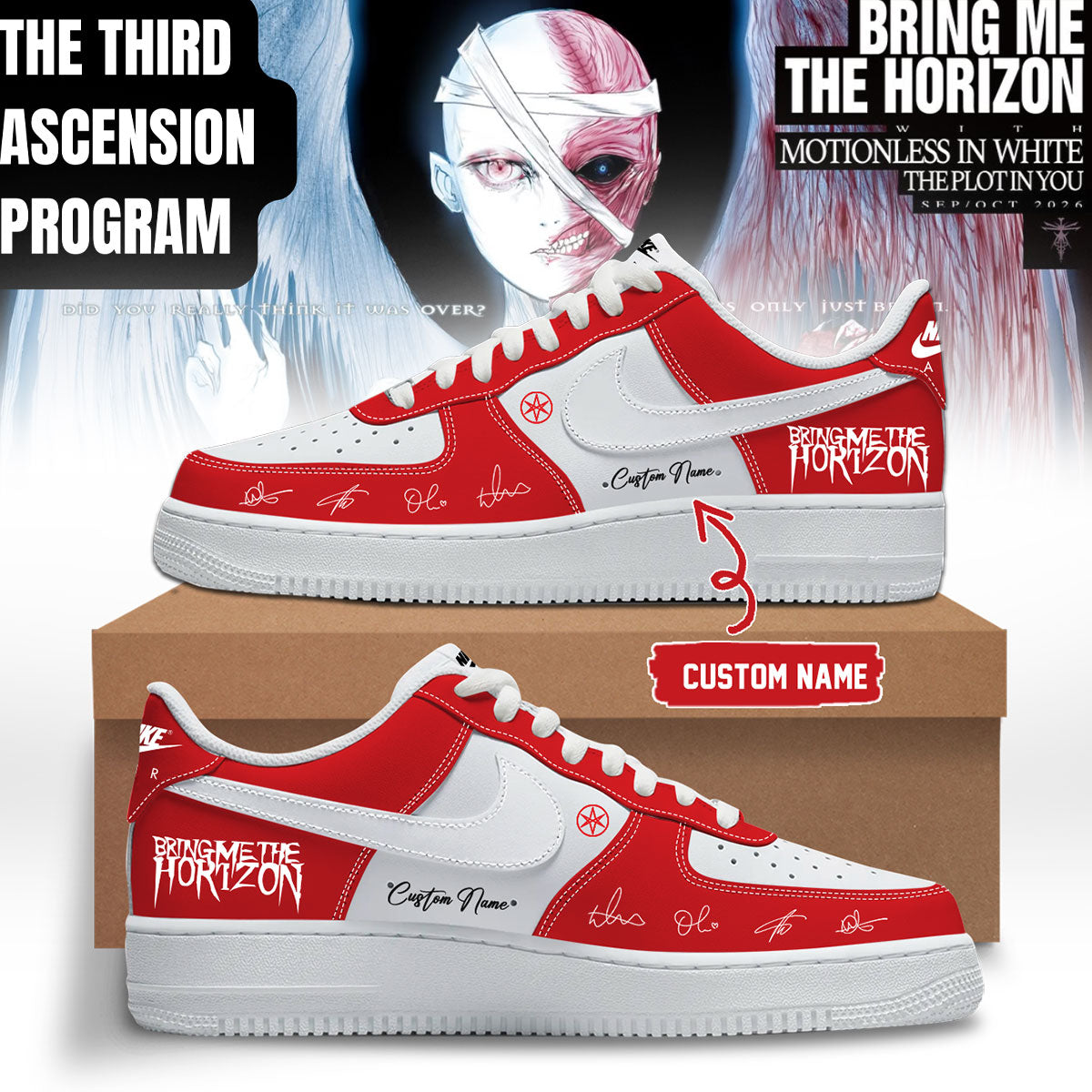 Bring Me The Horizon “The Third Ascension Program 2026” Signature Limited Edition – Shoes 3