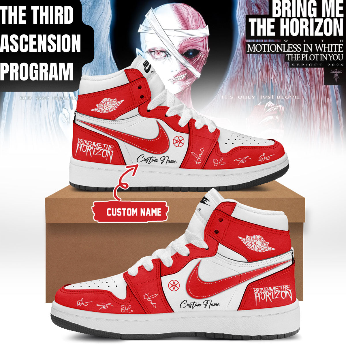 Bring Me The Horizon “The Third Ascension Program 2026” Signature Limited Edition – Shoes 3