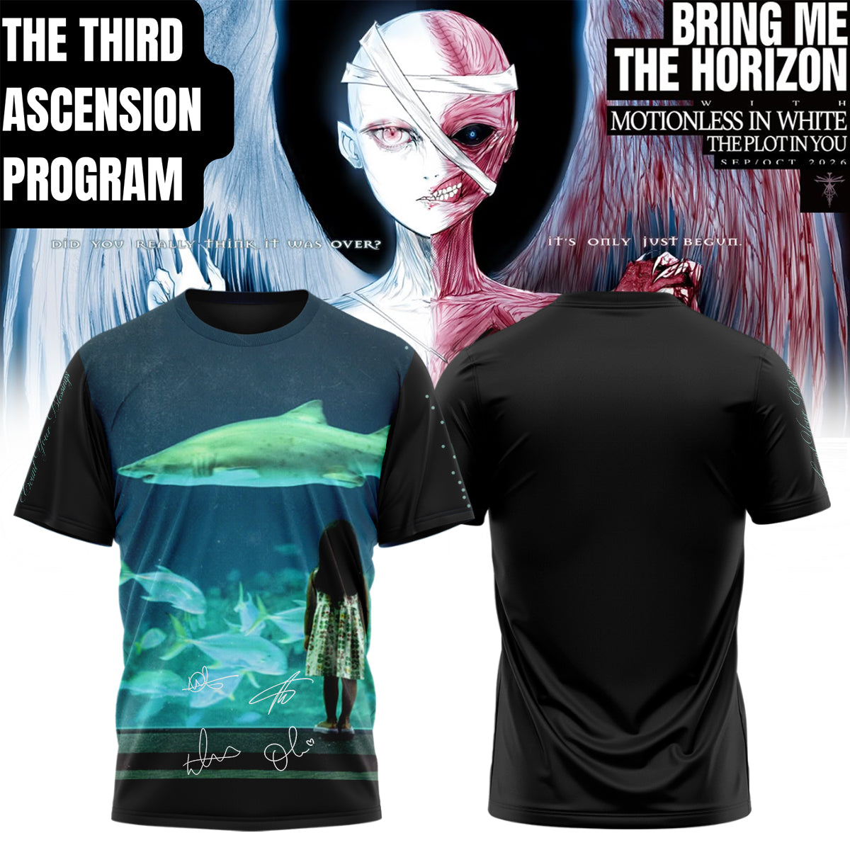 Bring Me The Horizon “The Third Ascension Program 2026” Signature Limited Edition – Tshirt