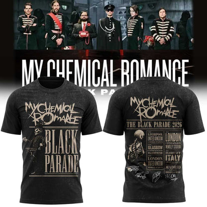 My Chemical Romance – The Black Parade 2026 Tour in Liverpool, Anfield Stadium Limited Shirt
