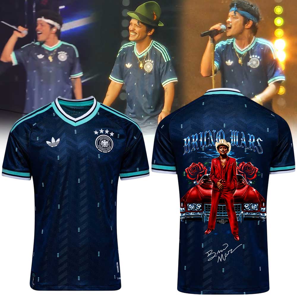 Bruno Mars THE ROMANTIC TOUR in Olympiastadion Berlin Jersey V6