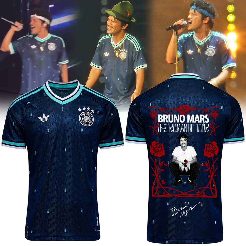 Bruno Mars THE ROMANTIC TOUR in Olympiastadion Berlin Jersey V5