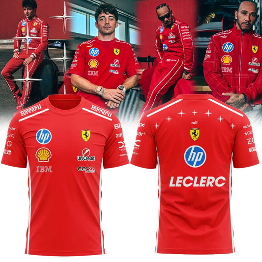 . Scuderia Ferrari HP Leclerc 2026 Monza Grand Prix Shirt