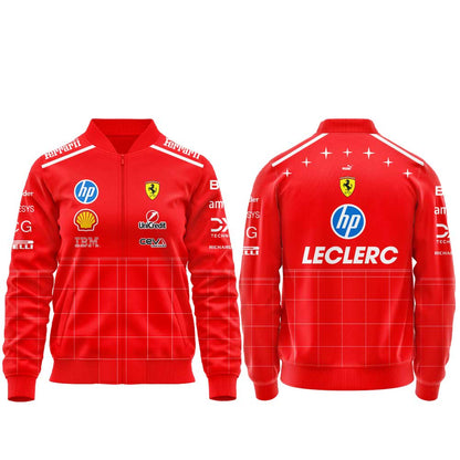 . Scuderia Ferrari HP Leclerc 2026 Monza Grand Prix Zip Jacket