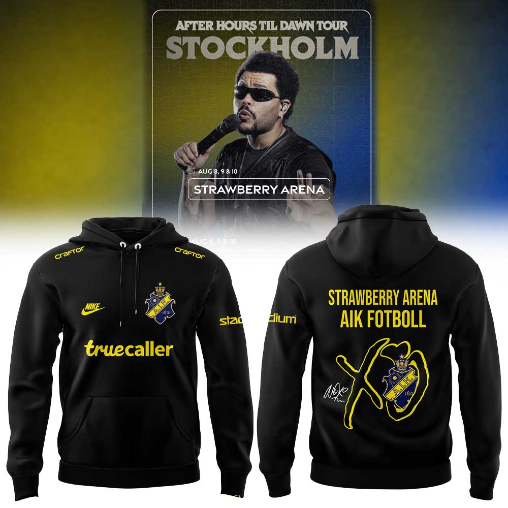 The Weeknd – After Hours Til Dawn Tour 2026 x AIK Fotboll Hoodie V2