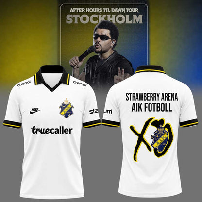 .The Weeknd – After Hours Til Dawn Tour 2026 x AIK Fotboll Jersey White V2
