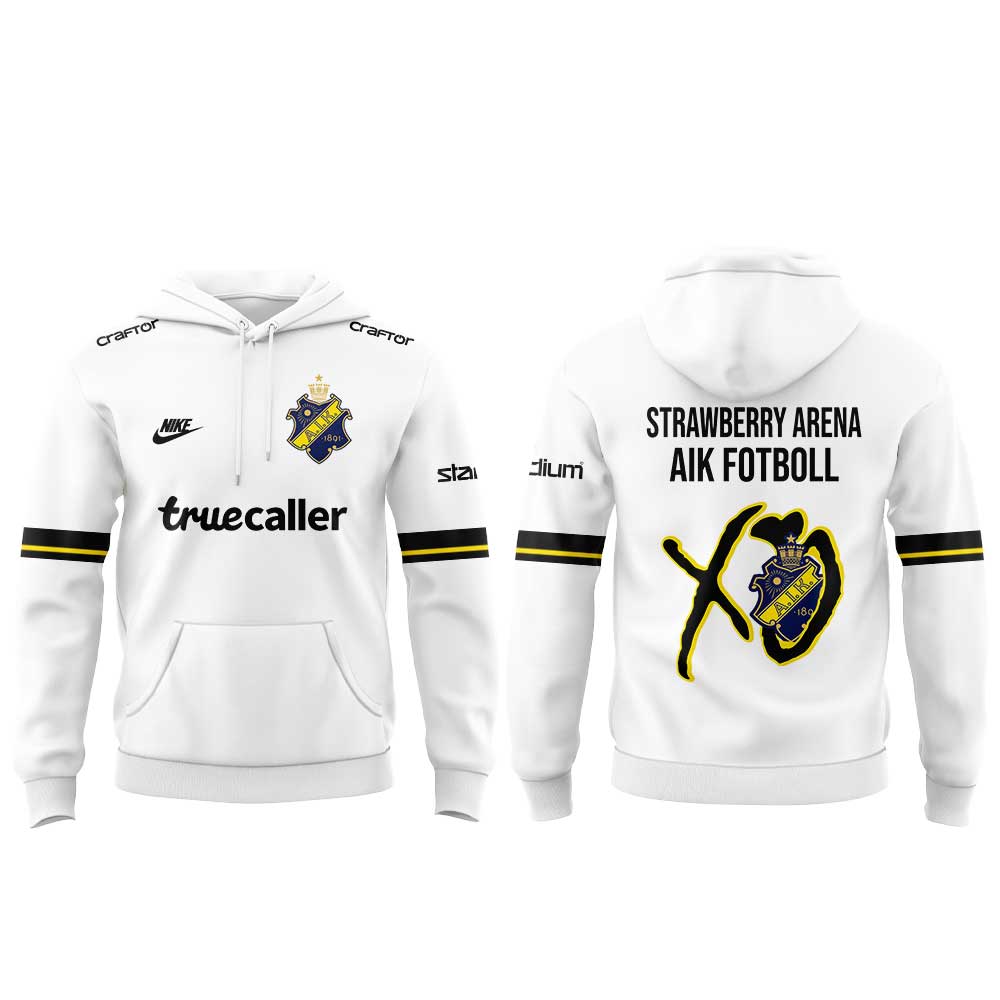 The Weeknd – After Hours Til Dawn Tour 2026 x AIK Fotboll Hoodie White V2